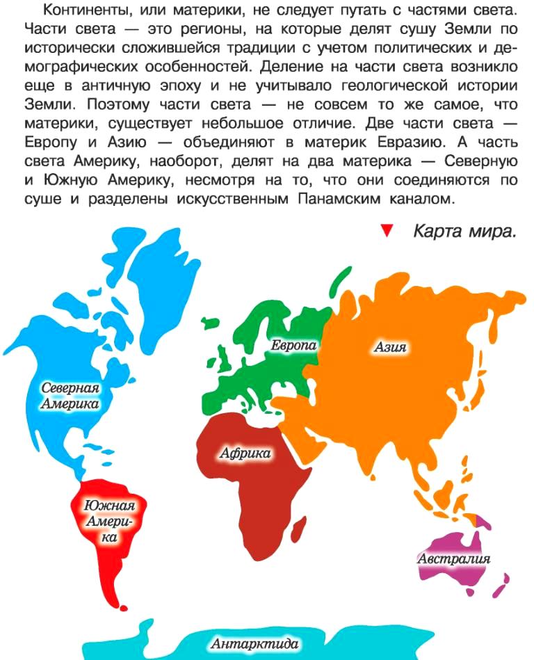 7 континентов россии. Континенты. Материки. Карта континентов.