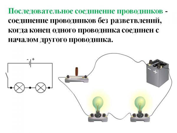 Последовательно соединенные проводники