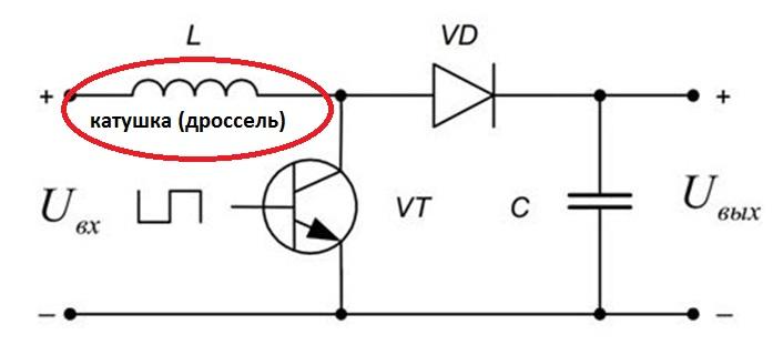 Простой DC-DC повышающий преобразователь
