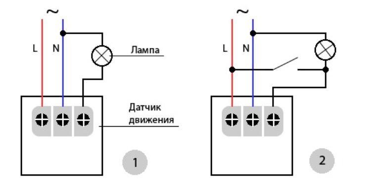 Два варианта подключения