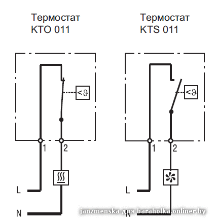 Обозначение терморегулятора на схеме электрической