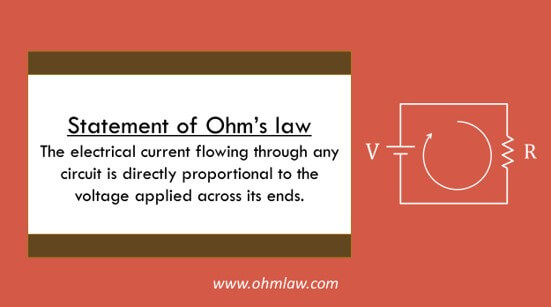 ohms-law-statement