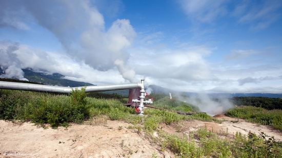 The first geothermal power plant in the USSR, Kamchatka, Russia photo 3