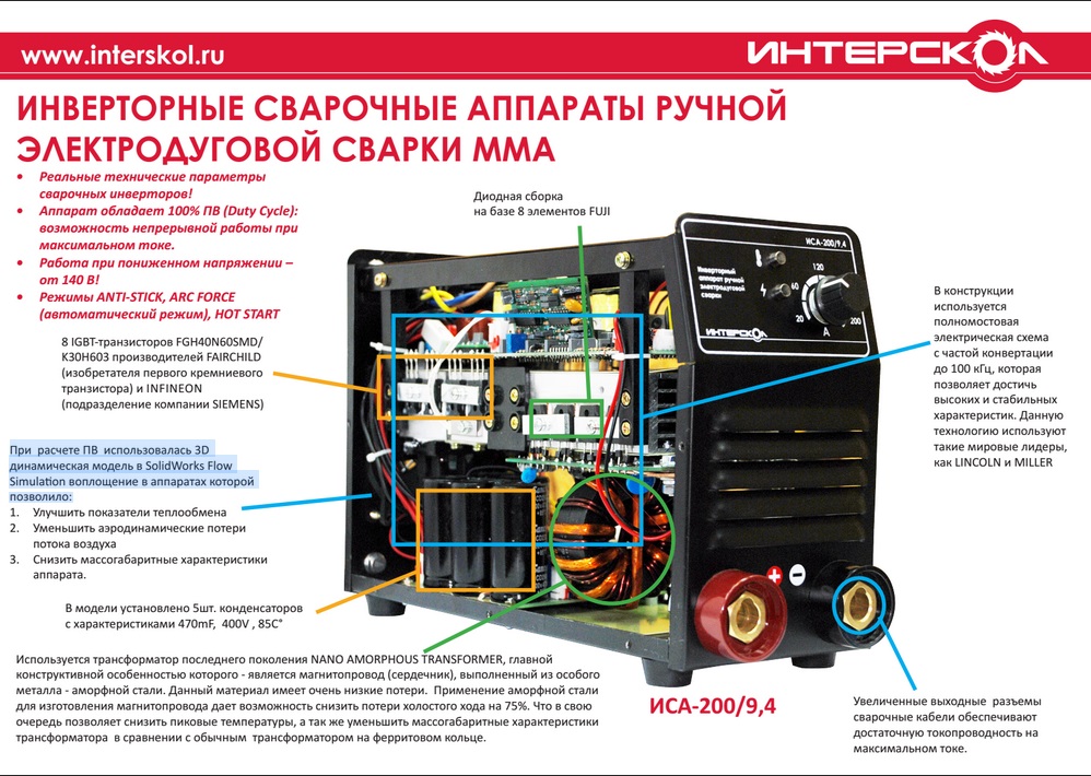 Антизалипание на сварочном аппарате схема