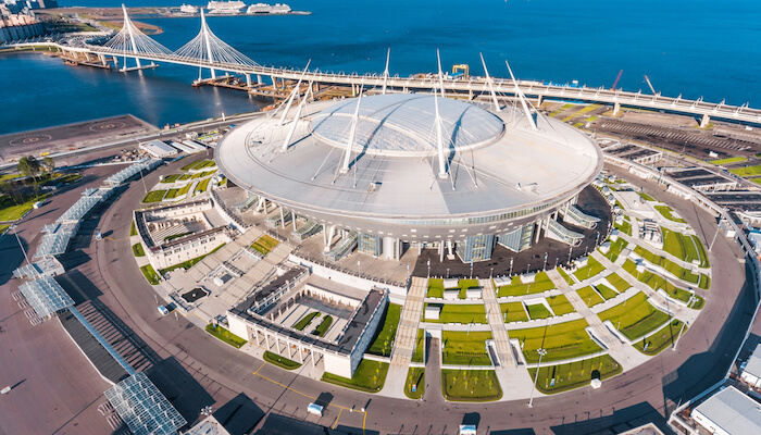 Krestovsky Stadium in St. Petersburg