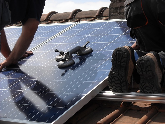 Solar panel installation