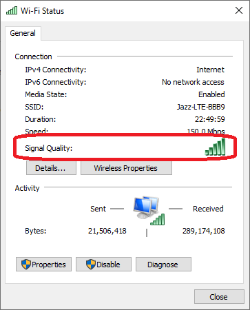 How to Check WiFi Health on Windows 10 