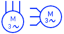 3 Phase AC Motor Symbol