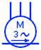 3 Phase Linear Motor Symbol