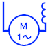 AC Single Phase Series Motor Symbol