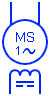 Single Phase Synchronous Motor Symbol