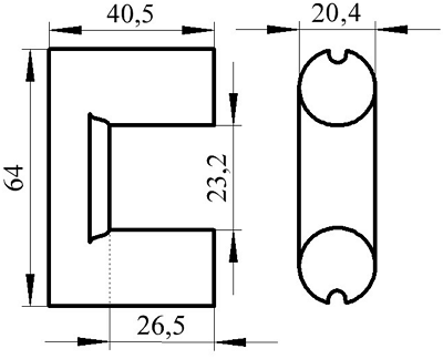 Сердечник типа SDMR 40 UY20