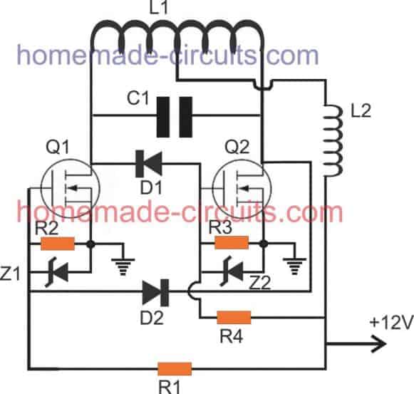 second design of a DIY induction heater with minimum components