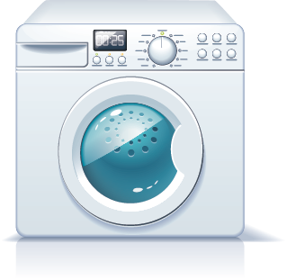 Illustration of a washing machine