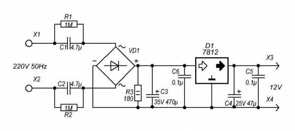 Выпрямитель напряжения 220 вольт на 220